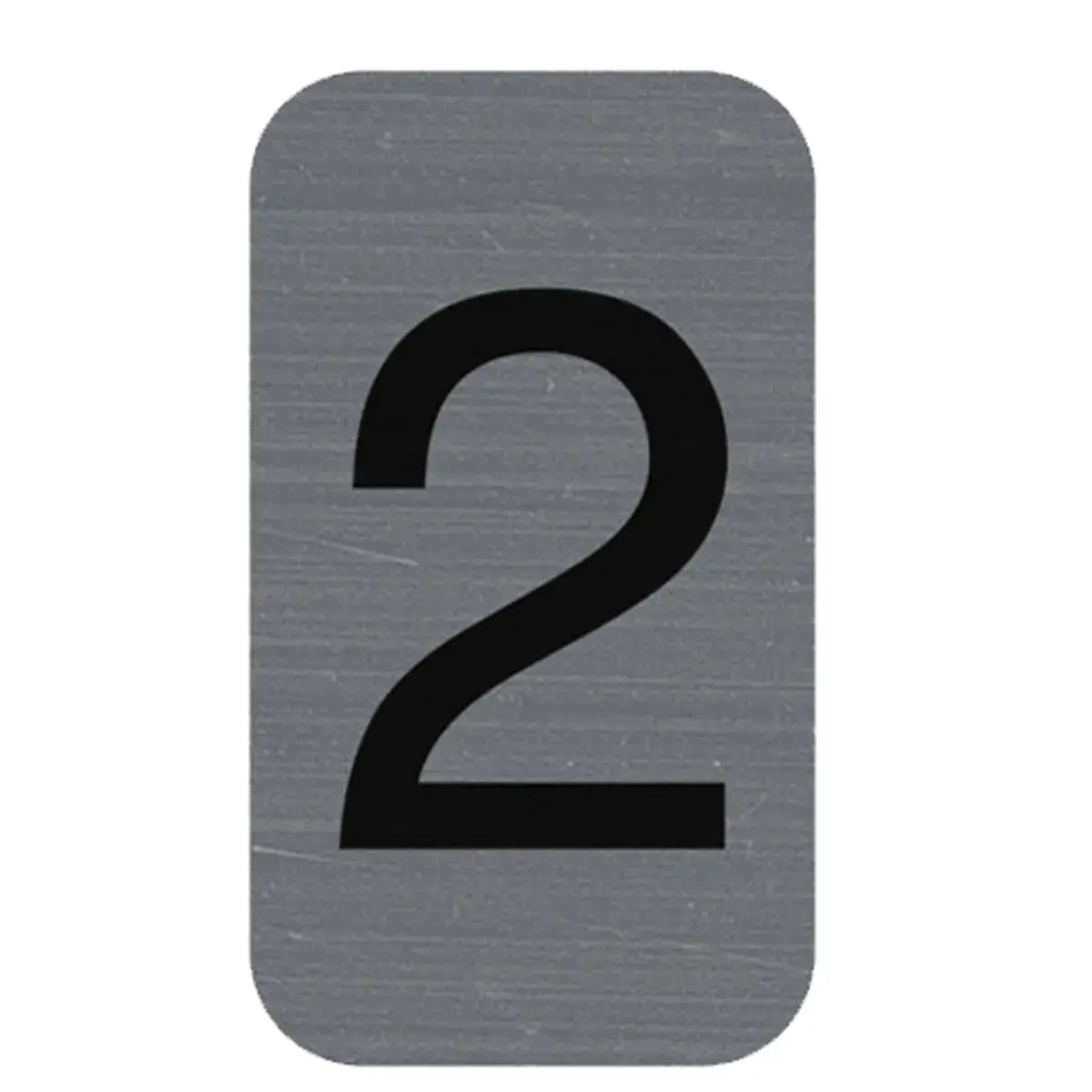 Signalisatieplaat cijfer &laquo; 7 &raquo; - 25 x 44 mm - Exacompta 