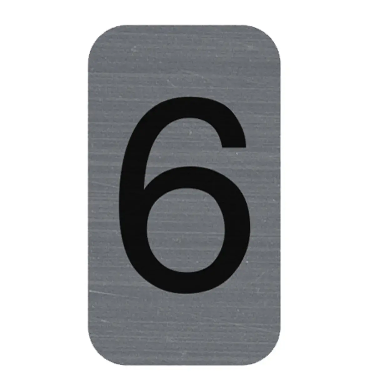 Signalisatieplaat cijfer &laquo; 7 &raquo; - 25 x 44 mm - Exacompta 