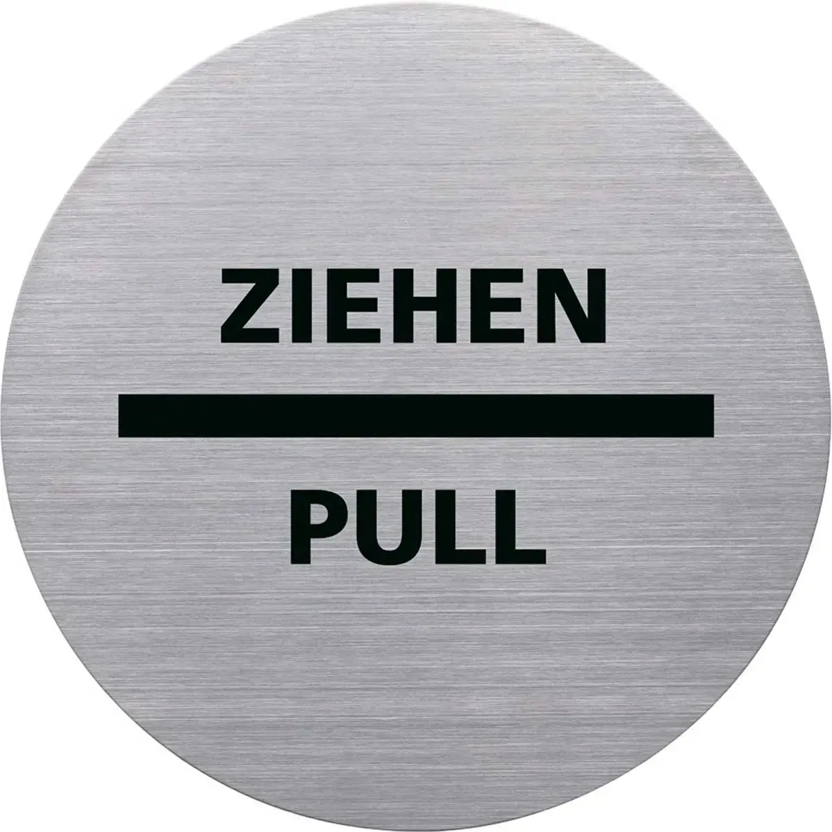 Deurpictogram "Duwen" - Helit