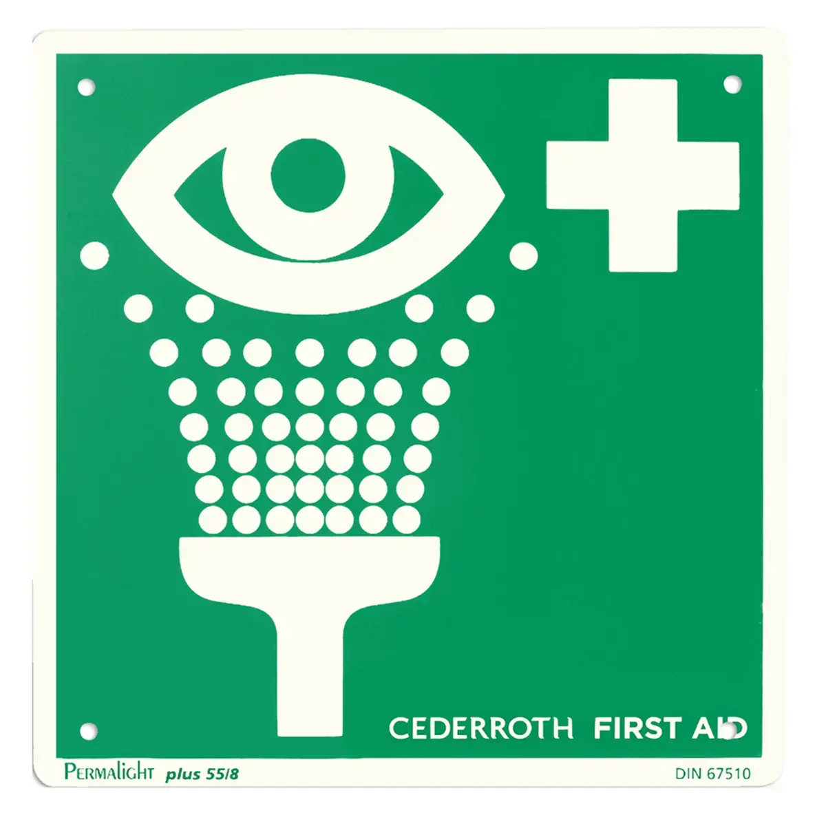 Verkeersbord 'Oogdouche' - Cederroth 