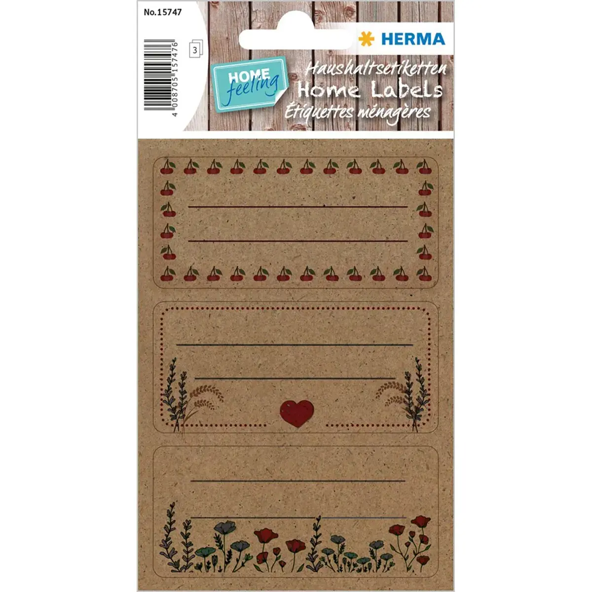 Label voor het huis HOME silphie, 40 x 55 mm - Herma