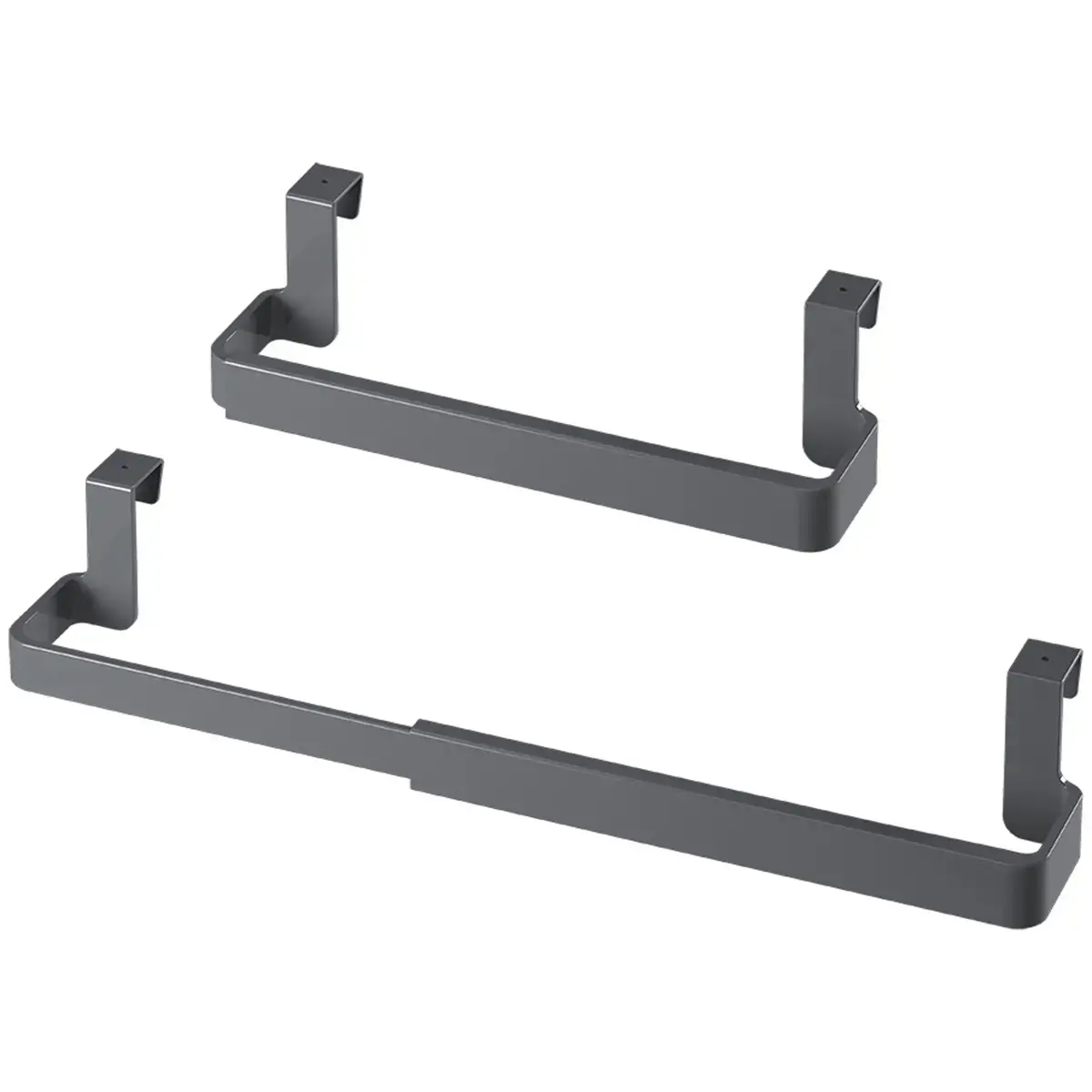 Flex-Bar handdoekhouder, uitschuifbaar, grijs - Metaltex