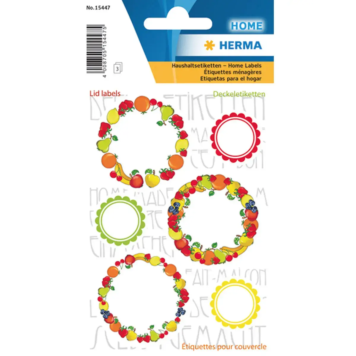 Etiketten voor deksel HOME 'New Look Fruits I' - Herma