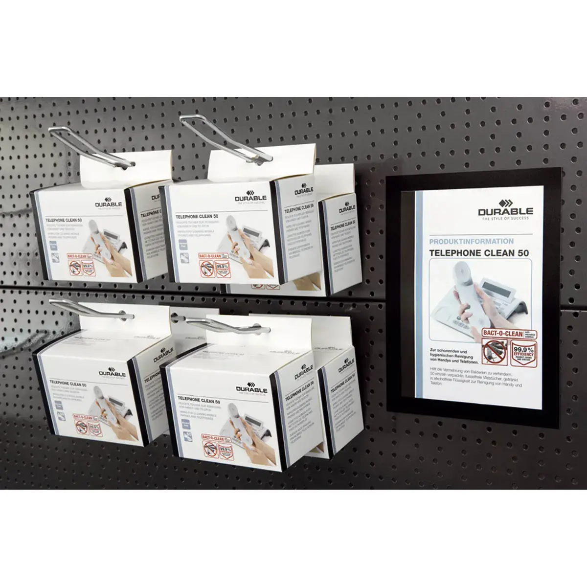 Magnetisch DURAFRAME displayframe, A5, zilver - Durable
