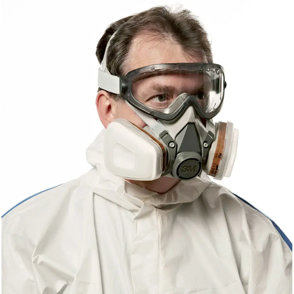 Halfgelaatmasker met wisselfilters 6002C - 3M 
