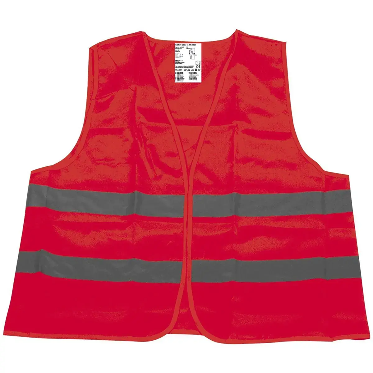 Veiligheidsvest, norm EN 471, oranje - Iwh