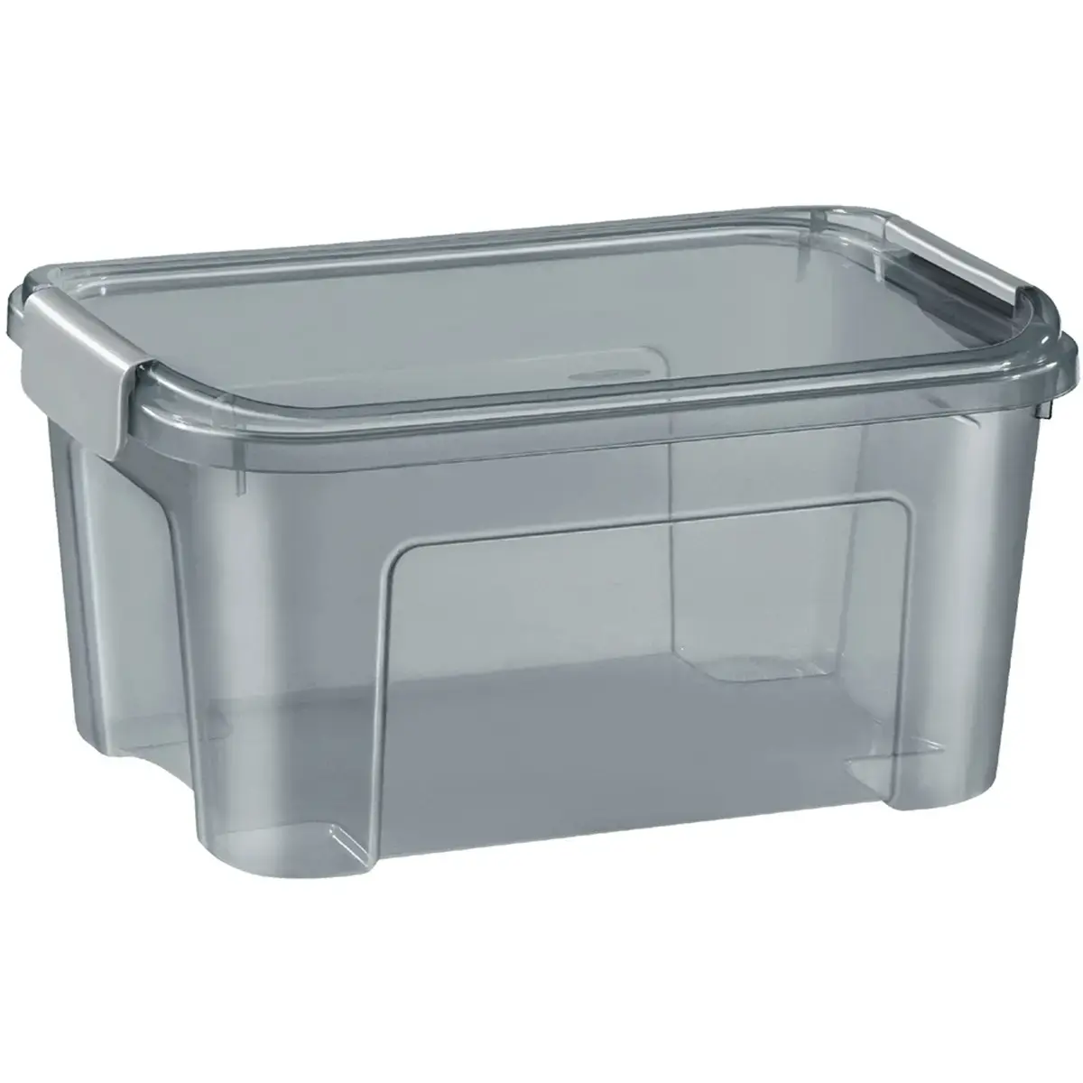 Opbergdoos SHADOW, 18 liter, grijs doorschijnend - Cep 