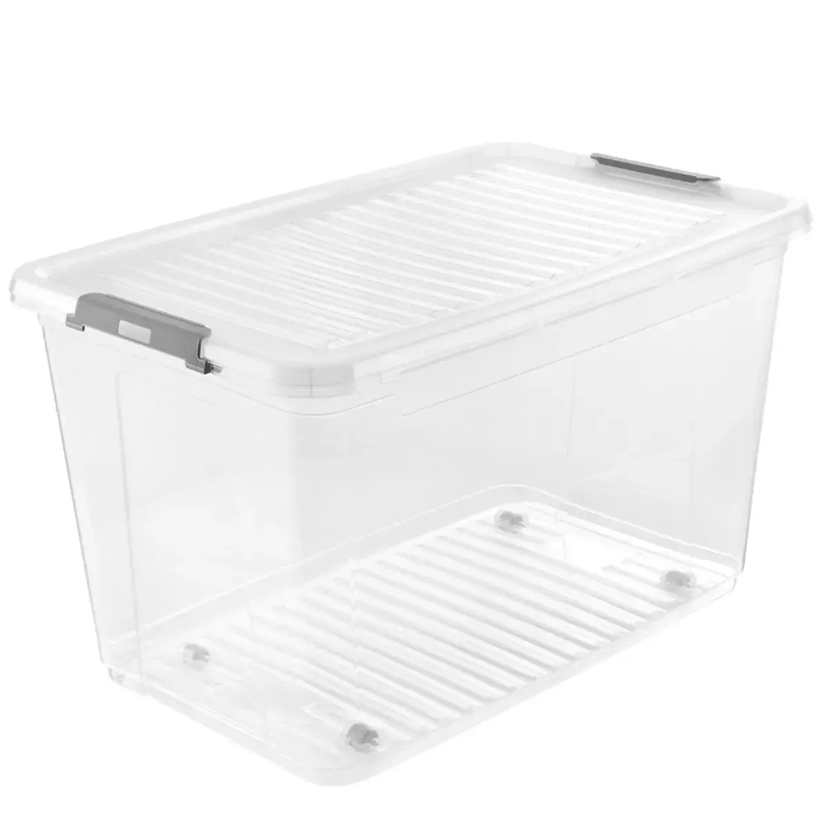 Opbergdoos 'leo', 37 liter, transparant - Keeeper