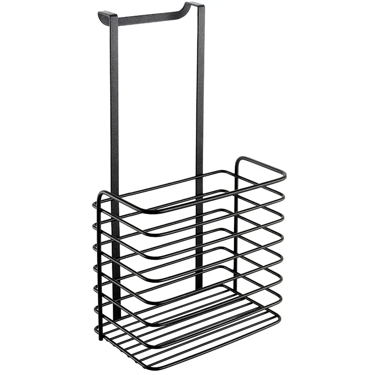 Hangende opbergruimte Galileo LAVA, mat zwart - Metaltex 