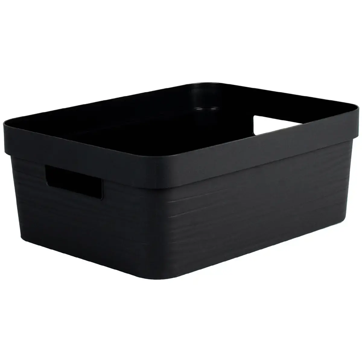 Opbergdoos STONE, 12 liter, PP, wit - Eda Fontaine 