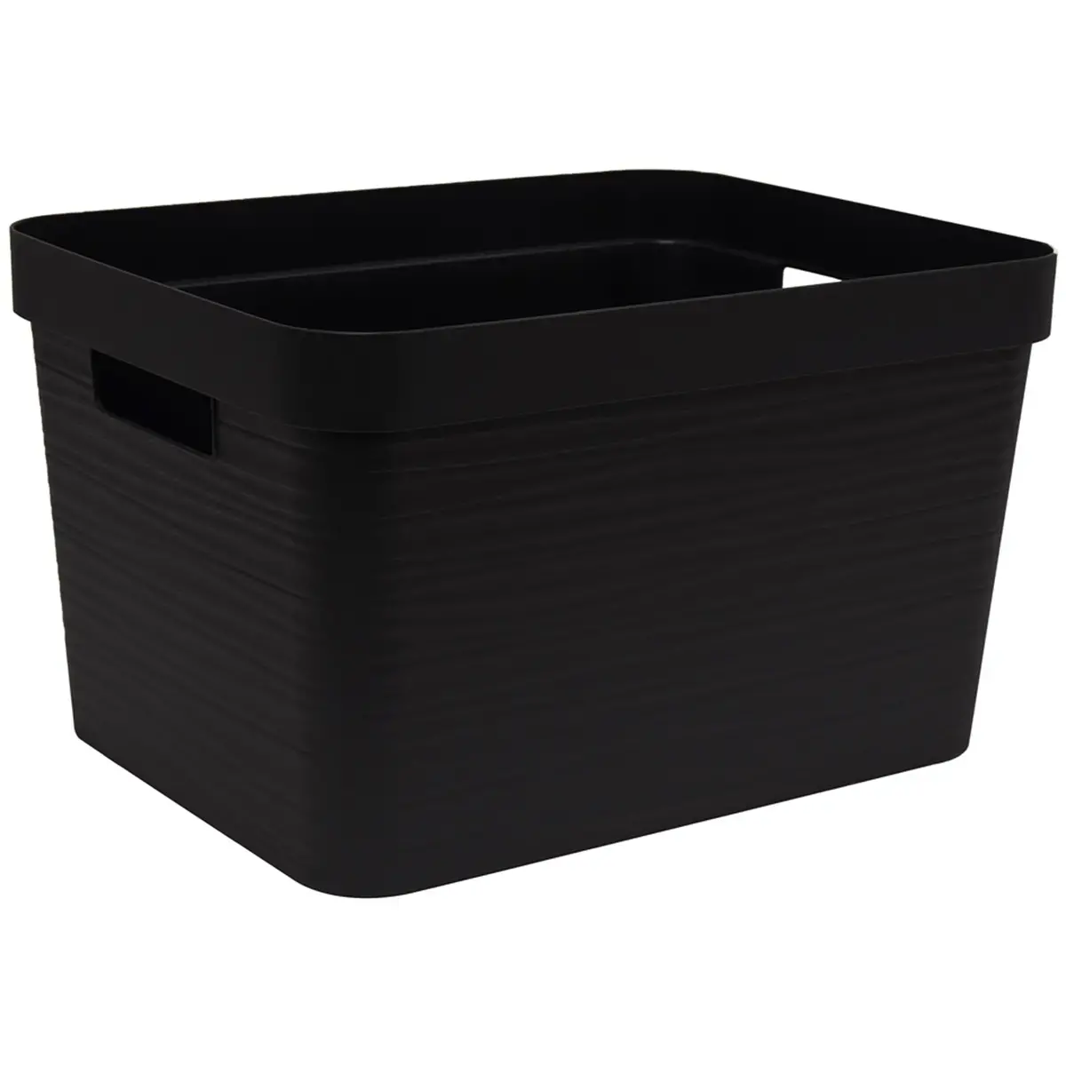 Opbergdoos STONE, 12 liter, PP, wit - Eda Fontaine 