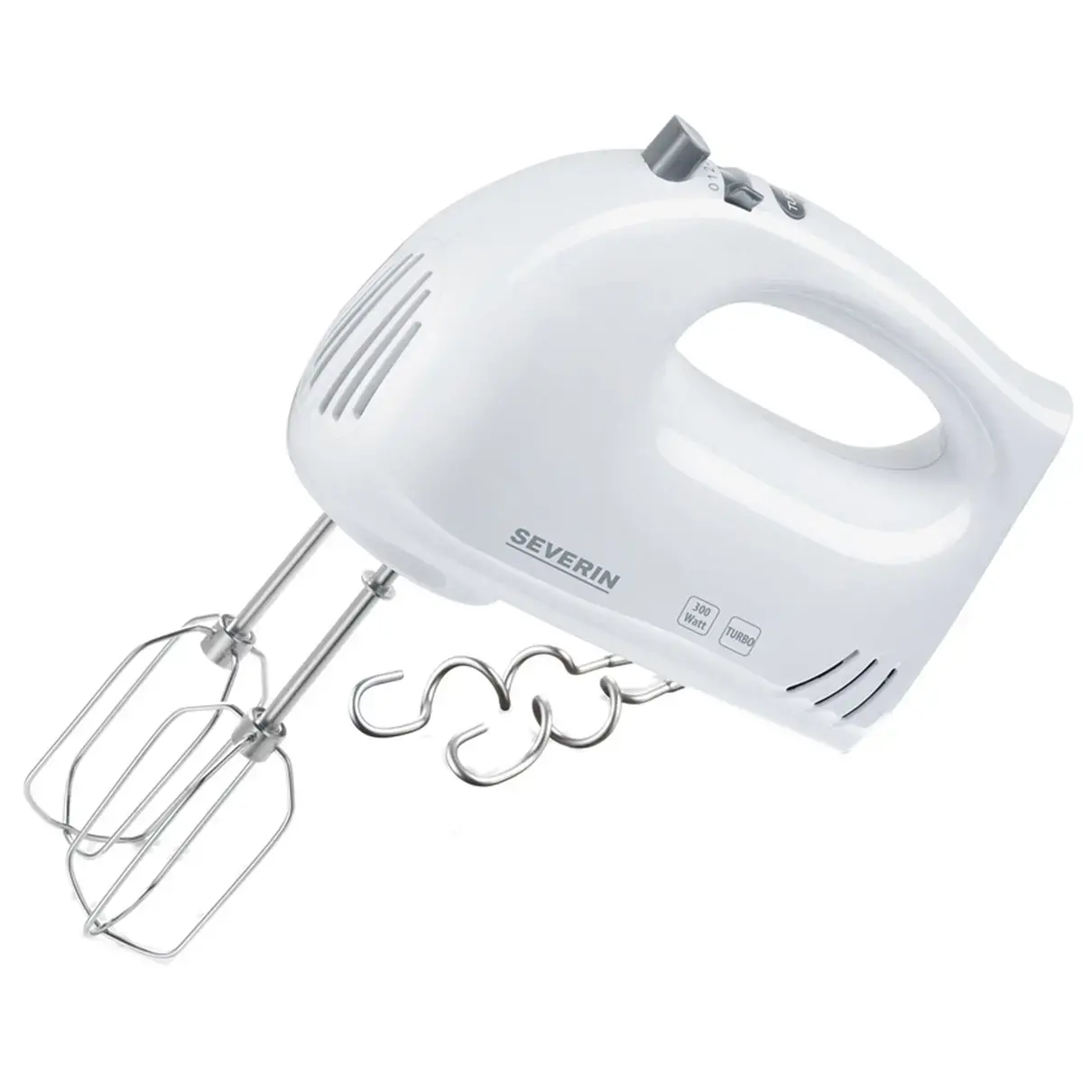 Mixer HM 3820, 300 Watt, wit / grijs - Severin