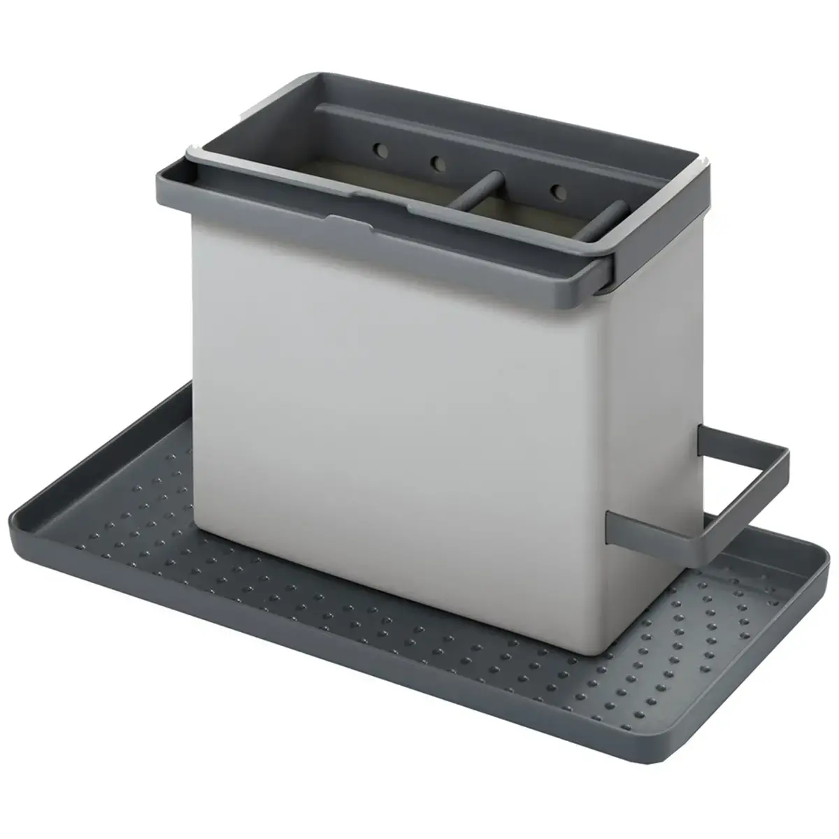 Opbergruimte voor gootsteen Tidytex, kunststof, grijs - Metaltex