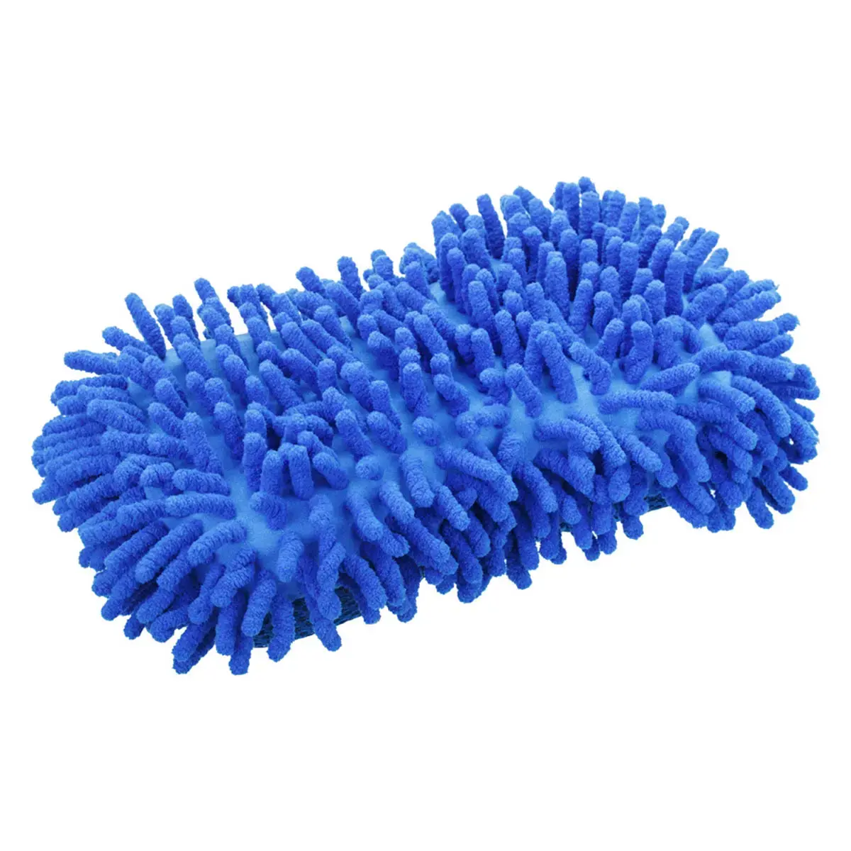 Microvezelspons, 250 x 120 x 60 mm, blauw - Iwh