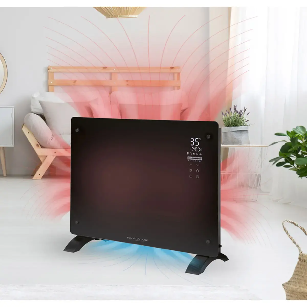 Verwarming met glazen convector PC-GKH 3118 - Profi Care 