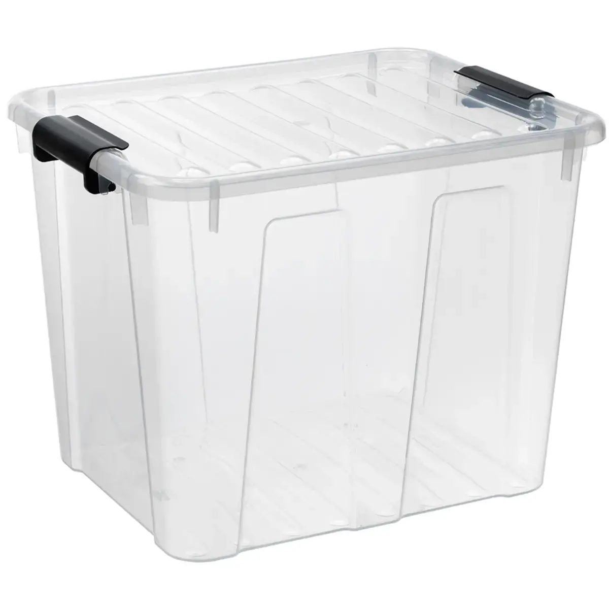Opbergdoos HOME BOX, 40 L, transparant - Plast Team 