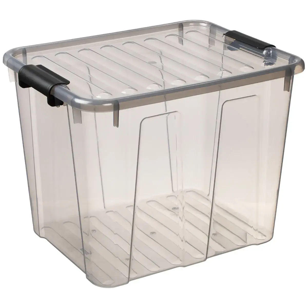 Opbergdoos HOME BOX, 40 L, transparant - Plast Team 