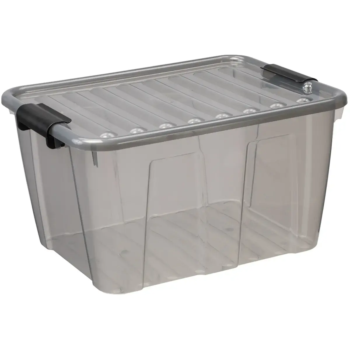 Opbergdoos HOME BOX, 30 L, transparant - Plast Team