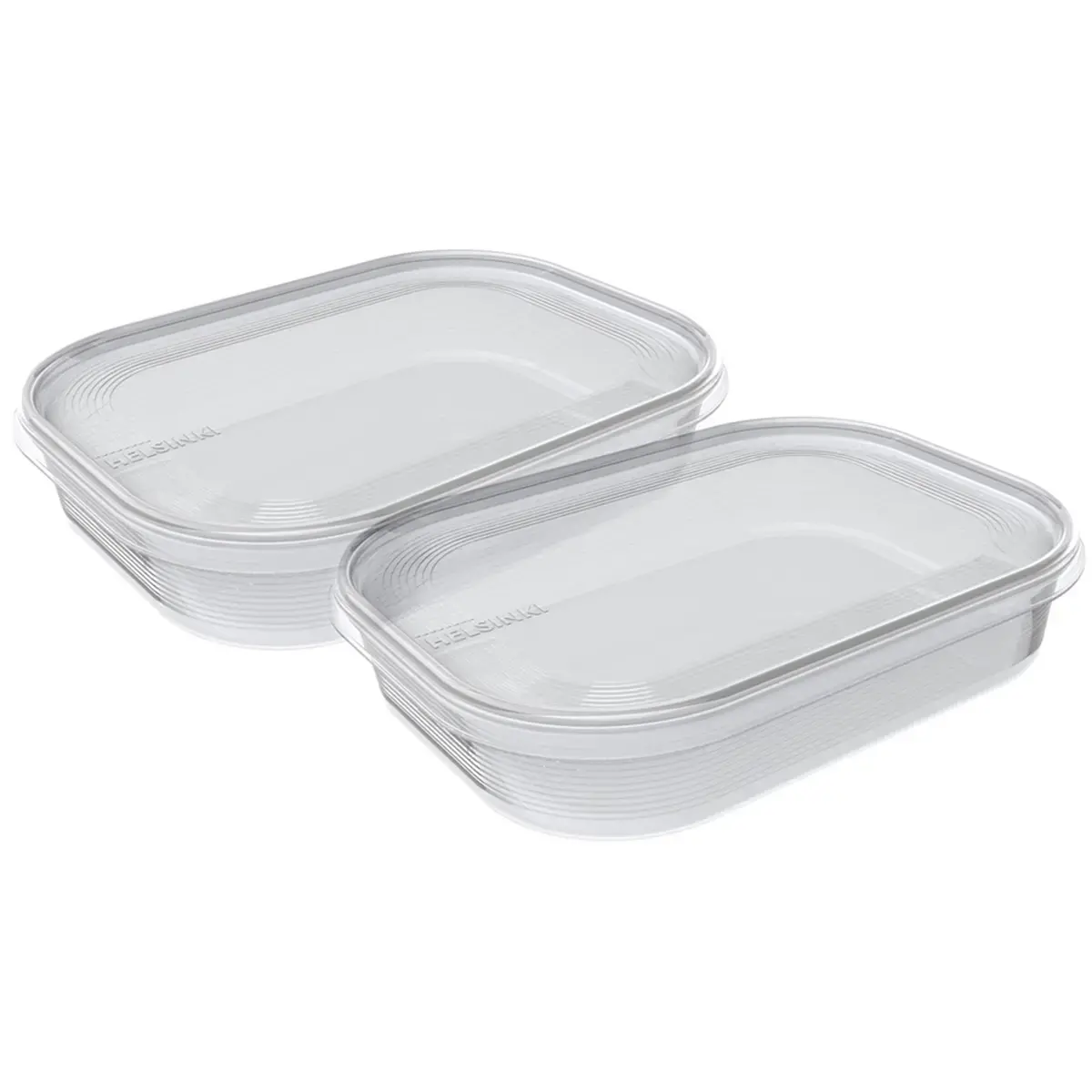 Set van 2 vriesdozen Helsinki, 0,7 L - Plast Team