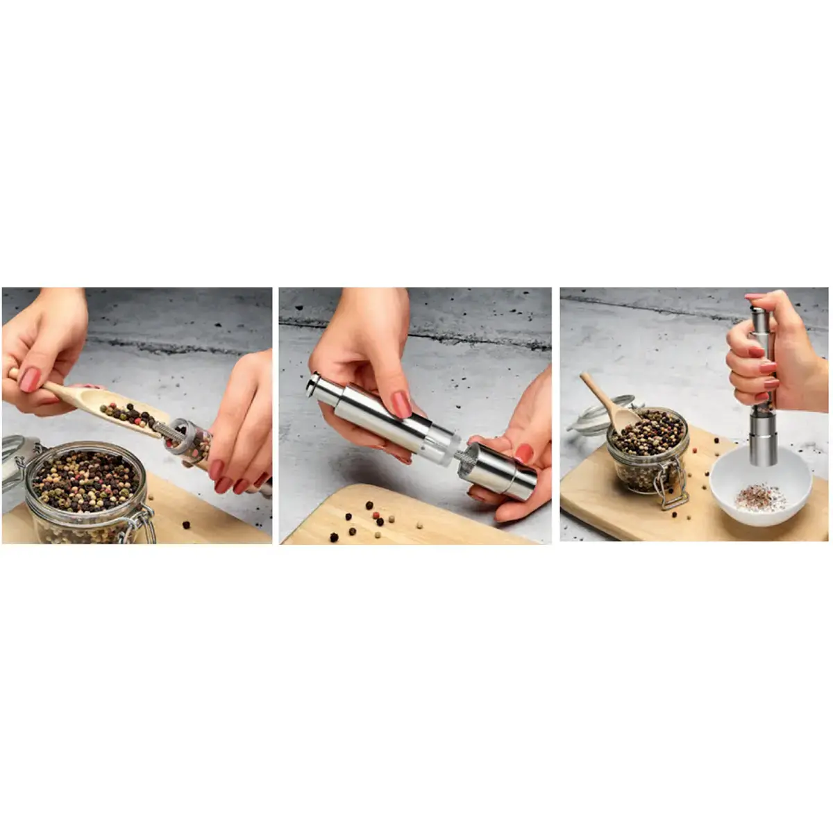 Peper- en zoutmolens PC-PSM 1160, set van 2 - Profi Cook 