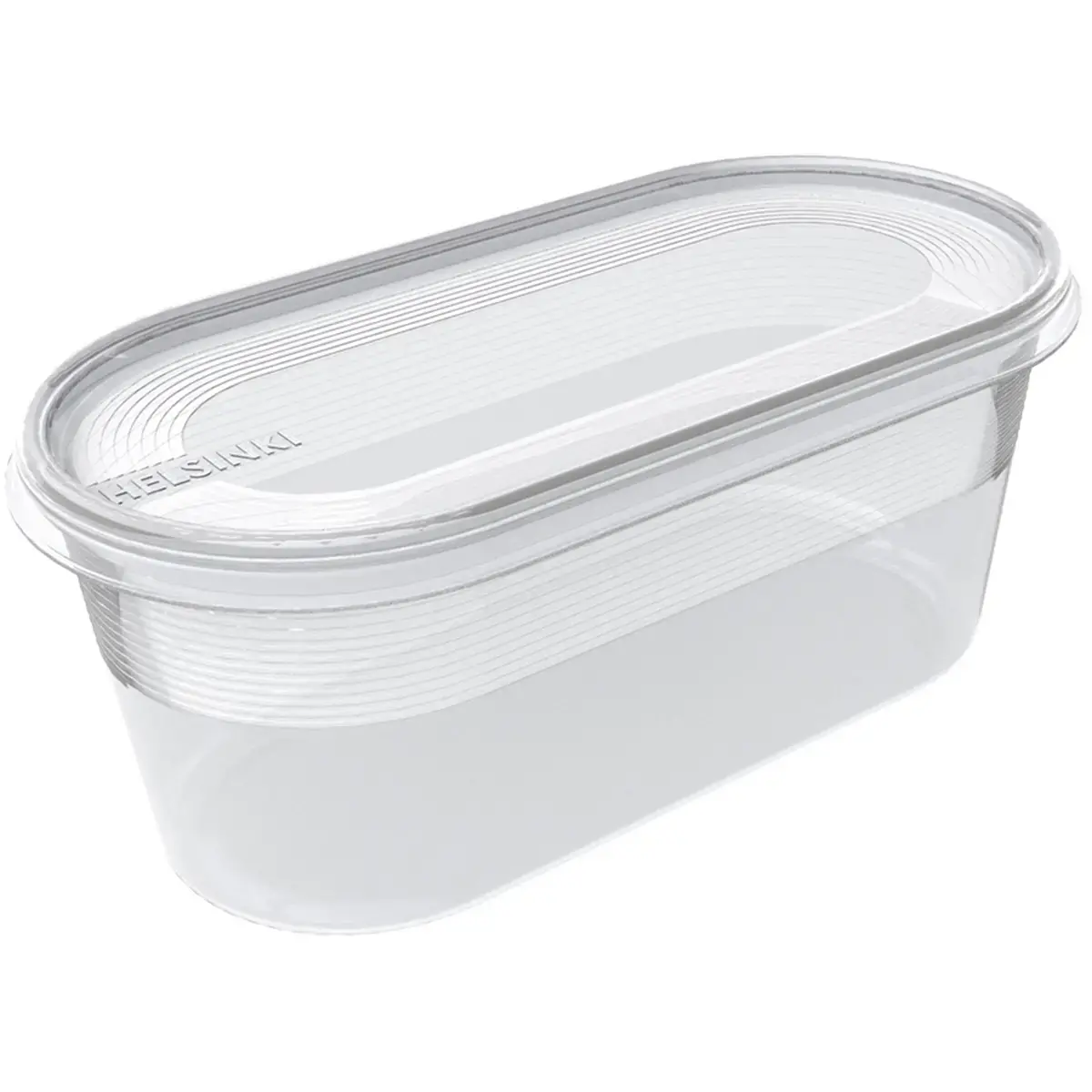 Helsinki vriesdoos, 0,8 liter, ovaal - Plast Team