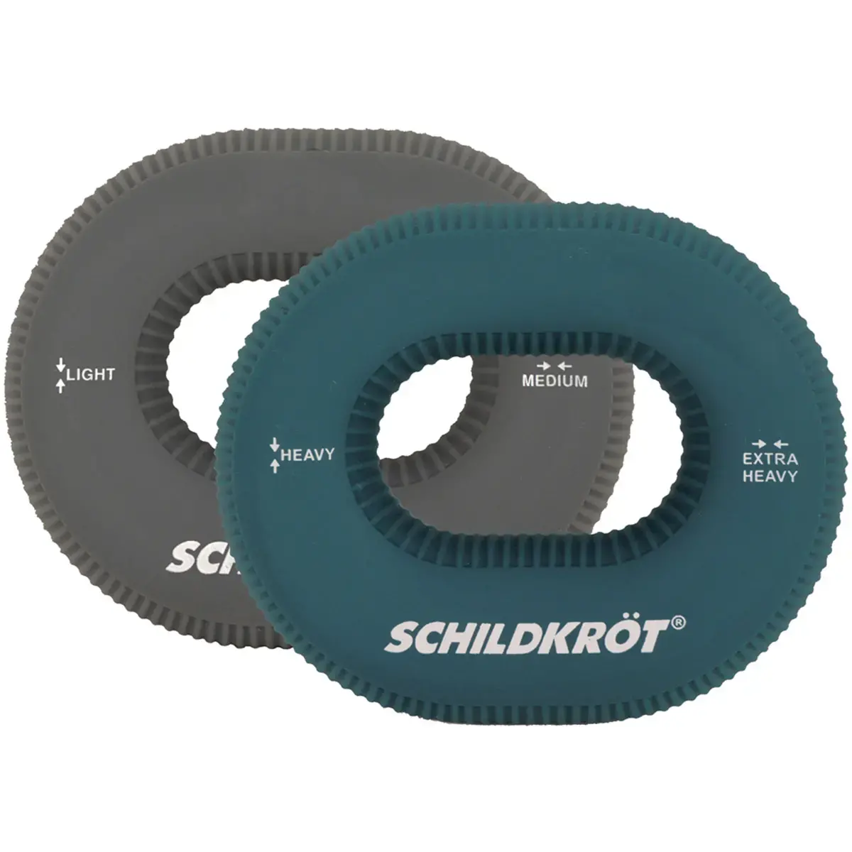 Ergo fitnessringen, set van 2, blauw/grijs - Schildkröt