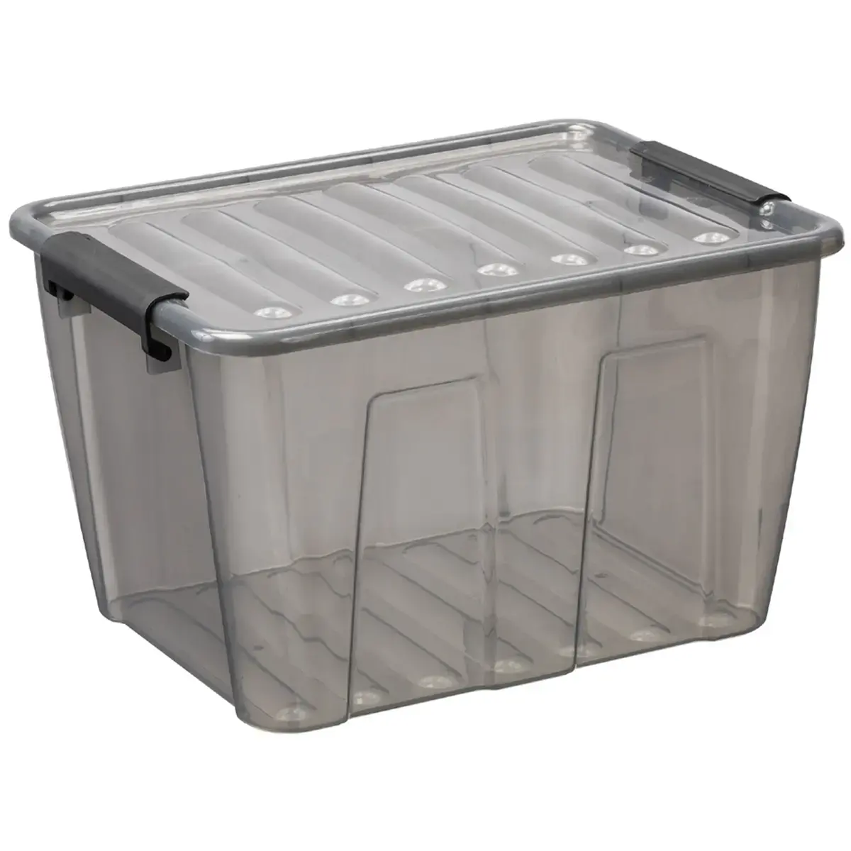 Opbergdoos HOME BOX, 15 L, transparant - Plast Team 