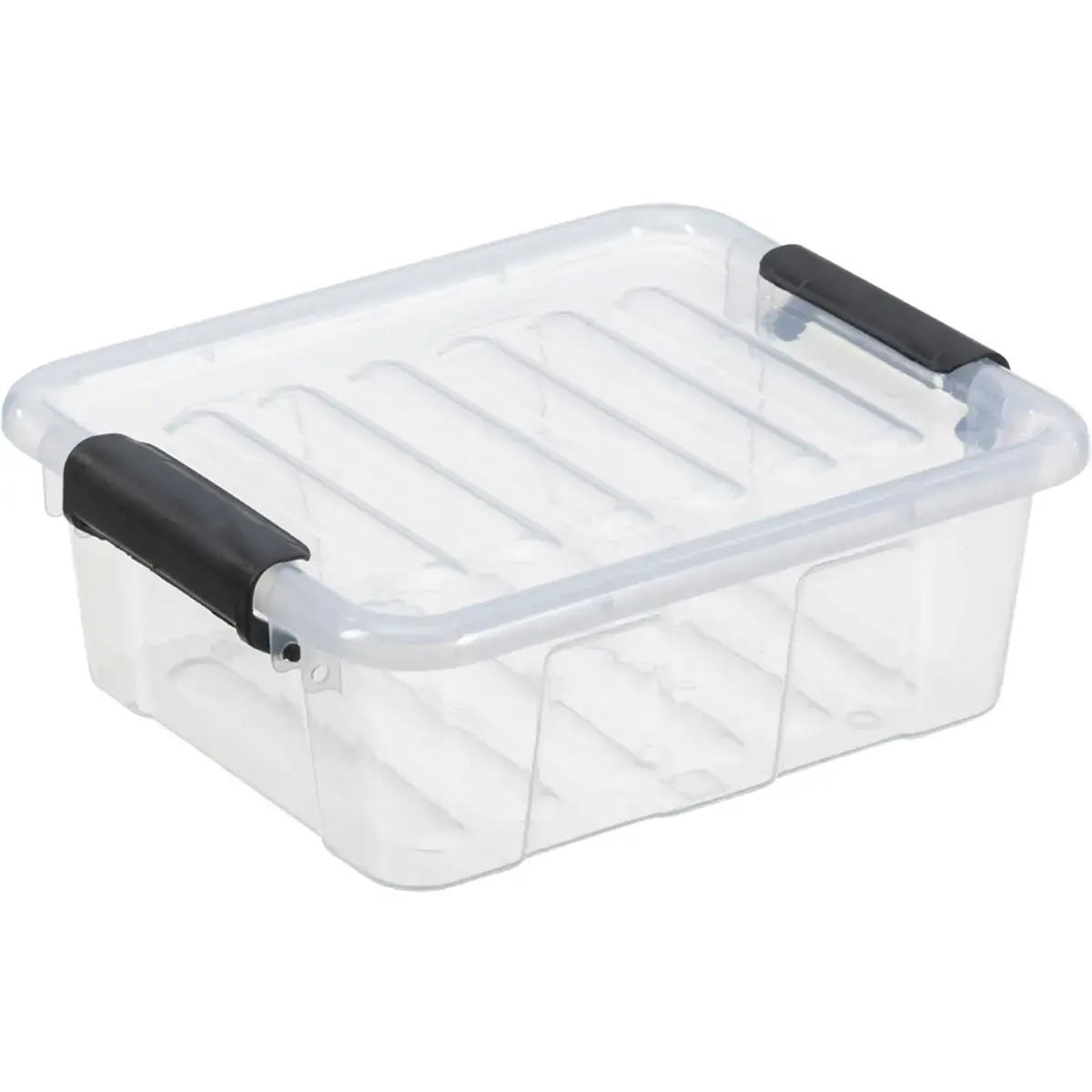 Opbergdoos HOME BOX, 1,5 L, transparant - Plast Team