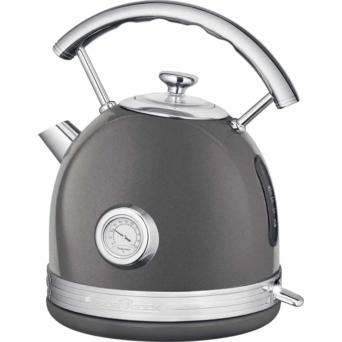 Waterkoker PC-WKS 1192, antraciet/roestvrij staal - Profi Cook 