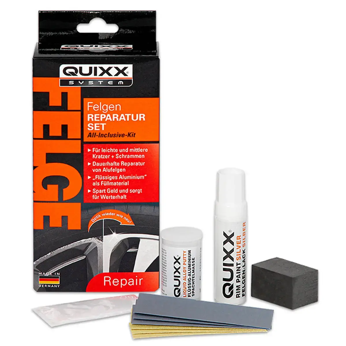 Reparatieset voor velgen, 10-delig - Quixx