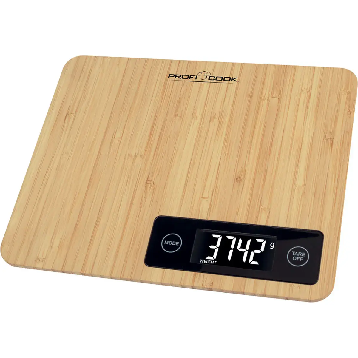 Bamboe keukenweegschaal PC-KW 1271 - Profi Cook 