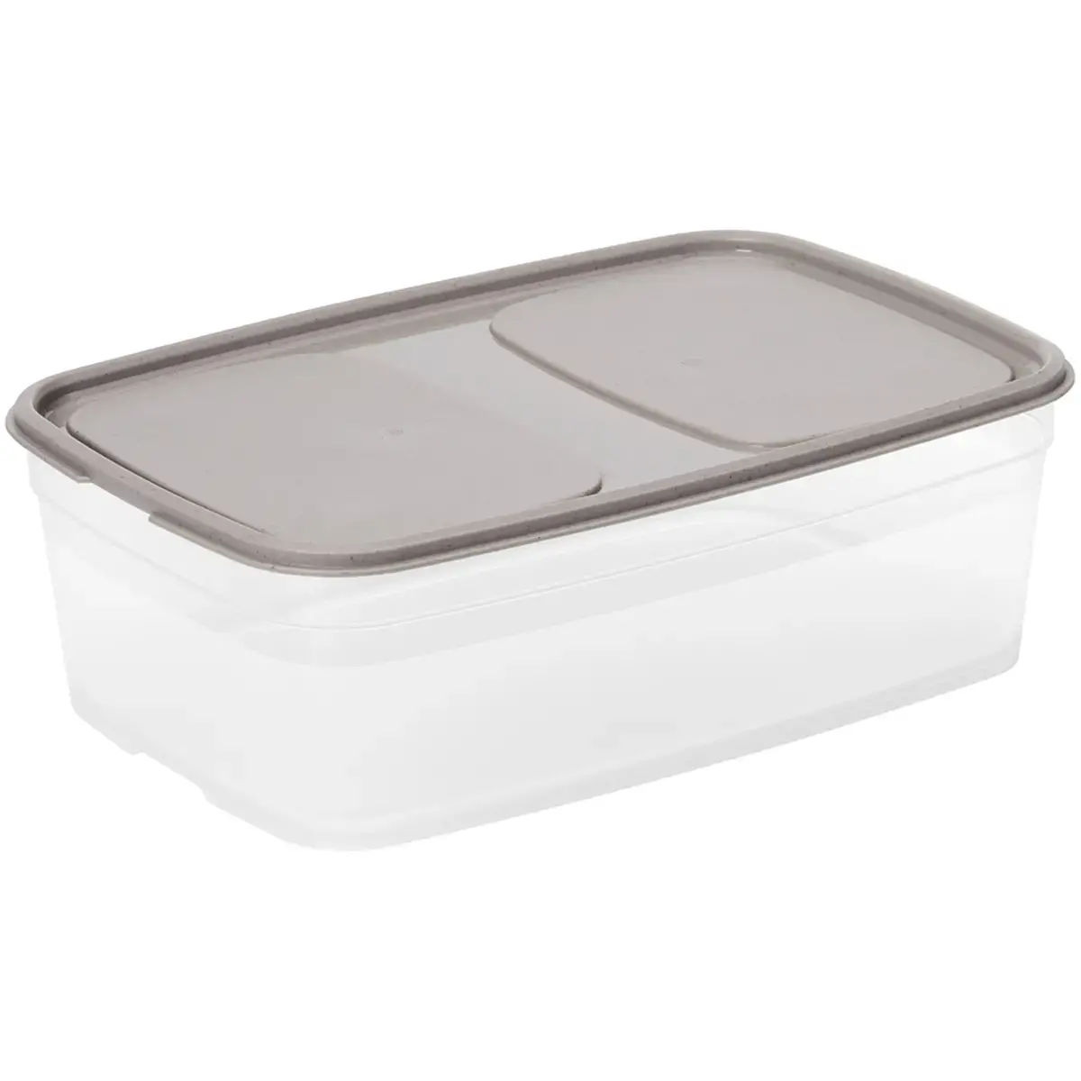 Bewaarbox, 1 L, grijs / transparant - Smartstore