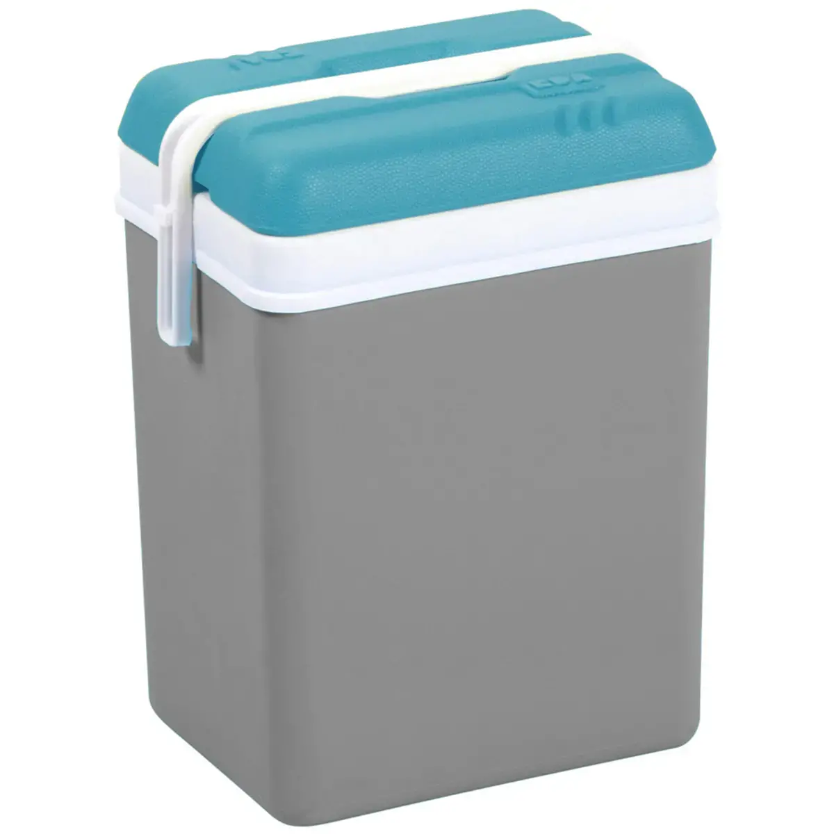 Koelbox, kunststof, 15 liter, grijs / laguneblauw - Eda Fontaine