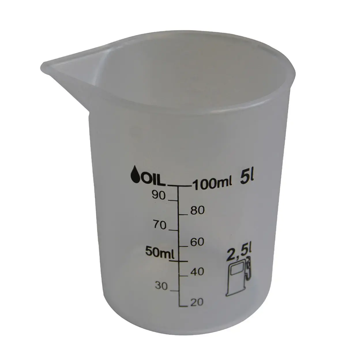 Meetbeker, transparant, inhoud 125 ml - IWH