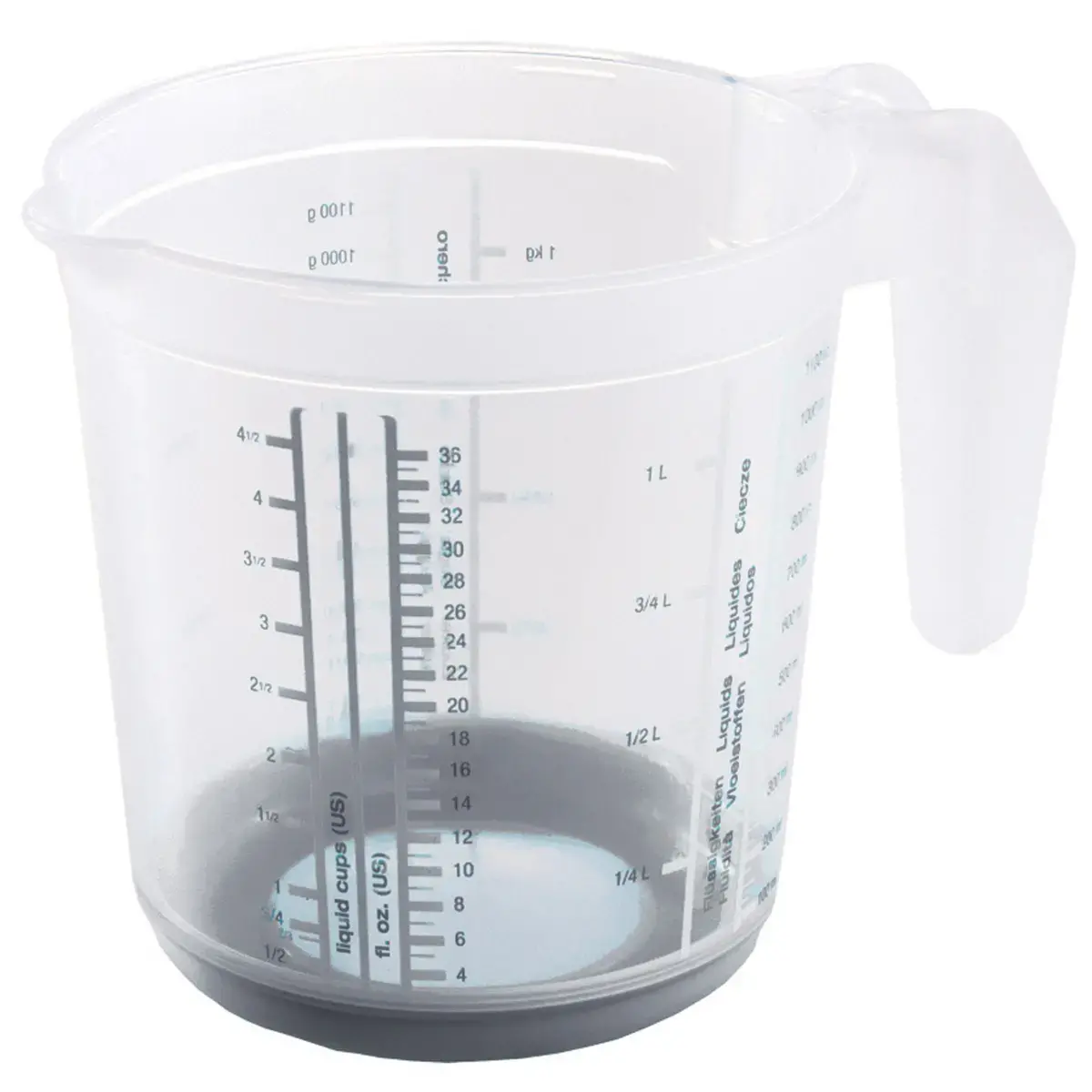 Gegradueerde kan 'massimo', 1,5 liter - Wit/blauw - Keeeper
