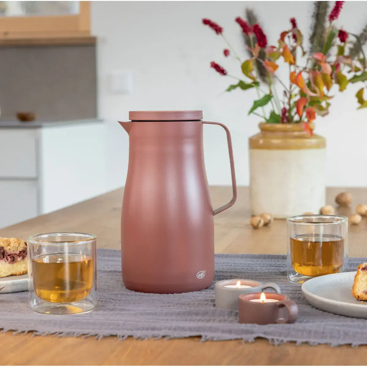 Isolatiekan STUDIO TEA, 1 liter, matchagroen - Alfi
