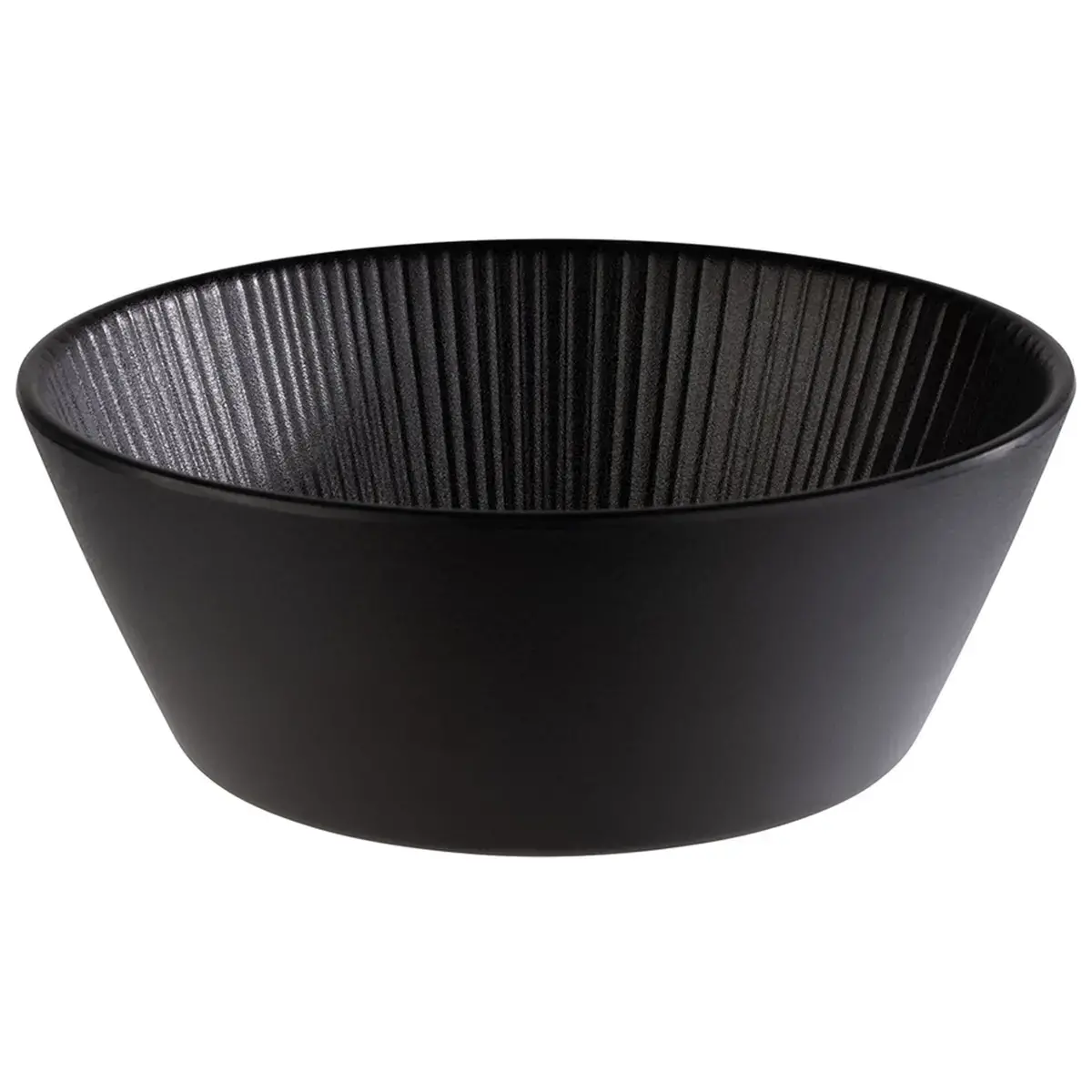Bol NERO, rond, 0,45 liter, zwart - APS