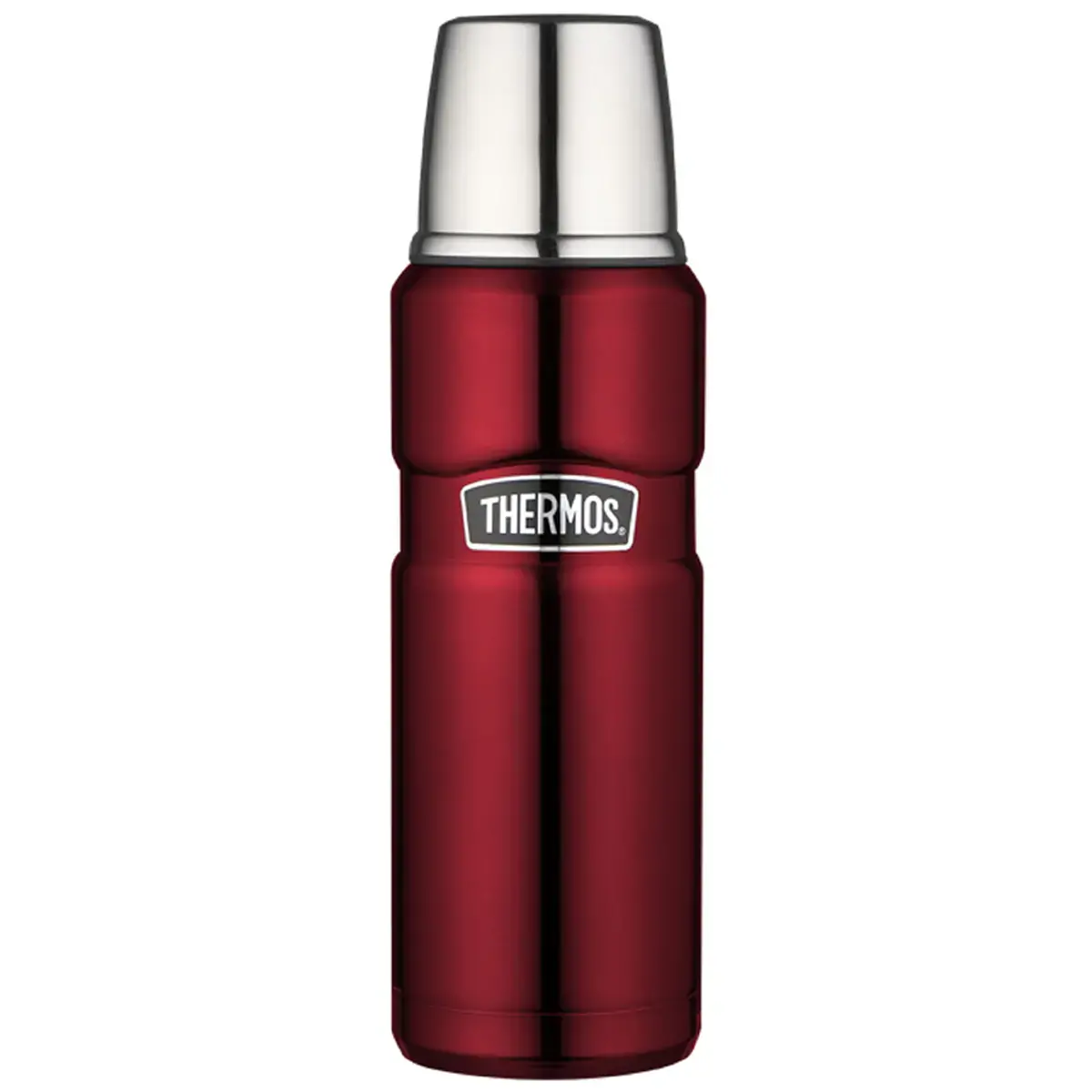 Isolatiefles STAINLESS KING, 0,47 liter, rood - Thermos 