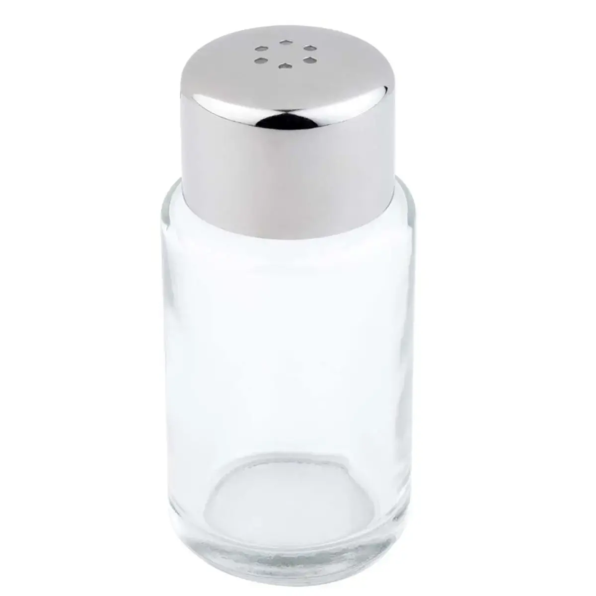 Zout- en peperstrooier, glas/roestvrij staal, 18 gaten - APS 