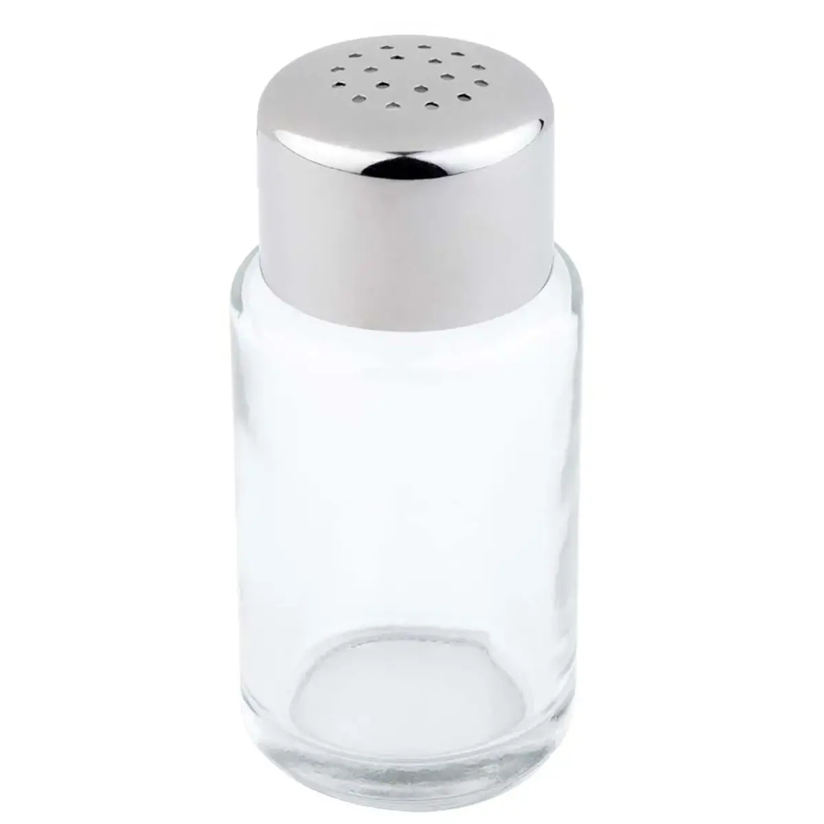 Zout- en peperstrooier, glas/roestvrij staal, 18 gaten - APS 