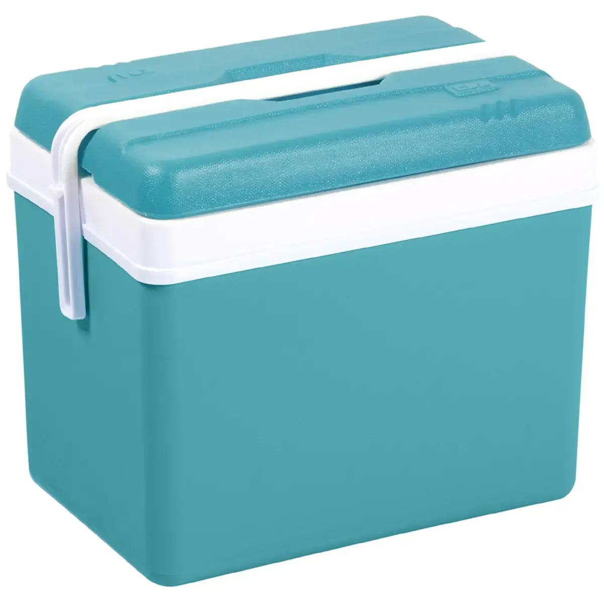 Koelbox, plastic, 35 liter, grijs / lagune blauw - Eda Fontaine