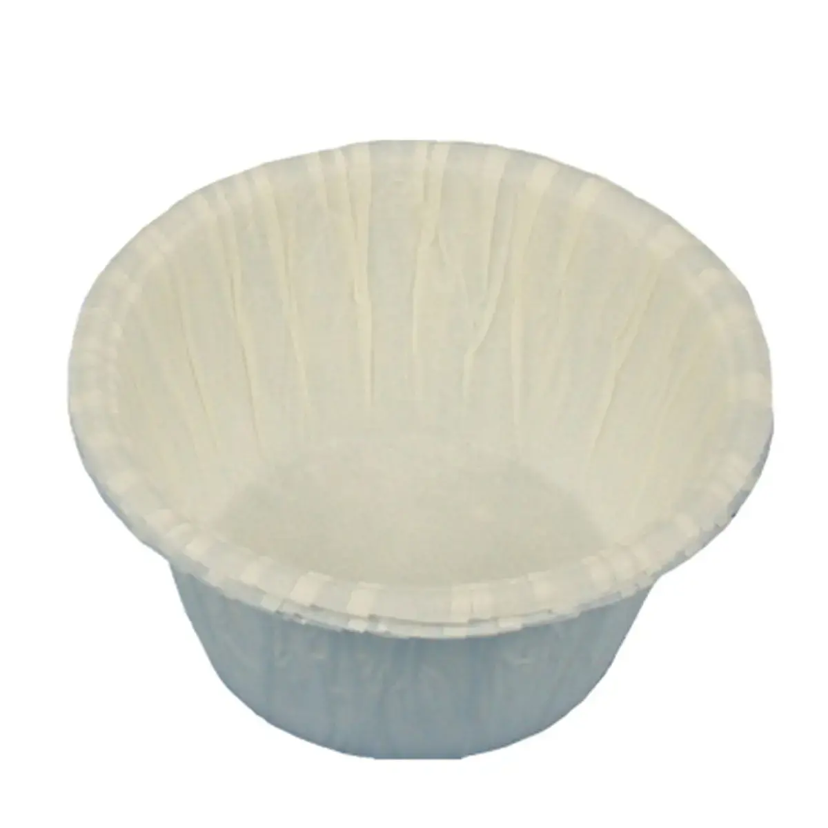 Bakvorm voor muffins, papier, wit - Papstar