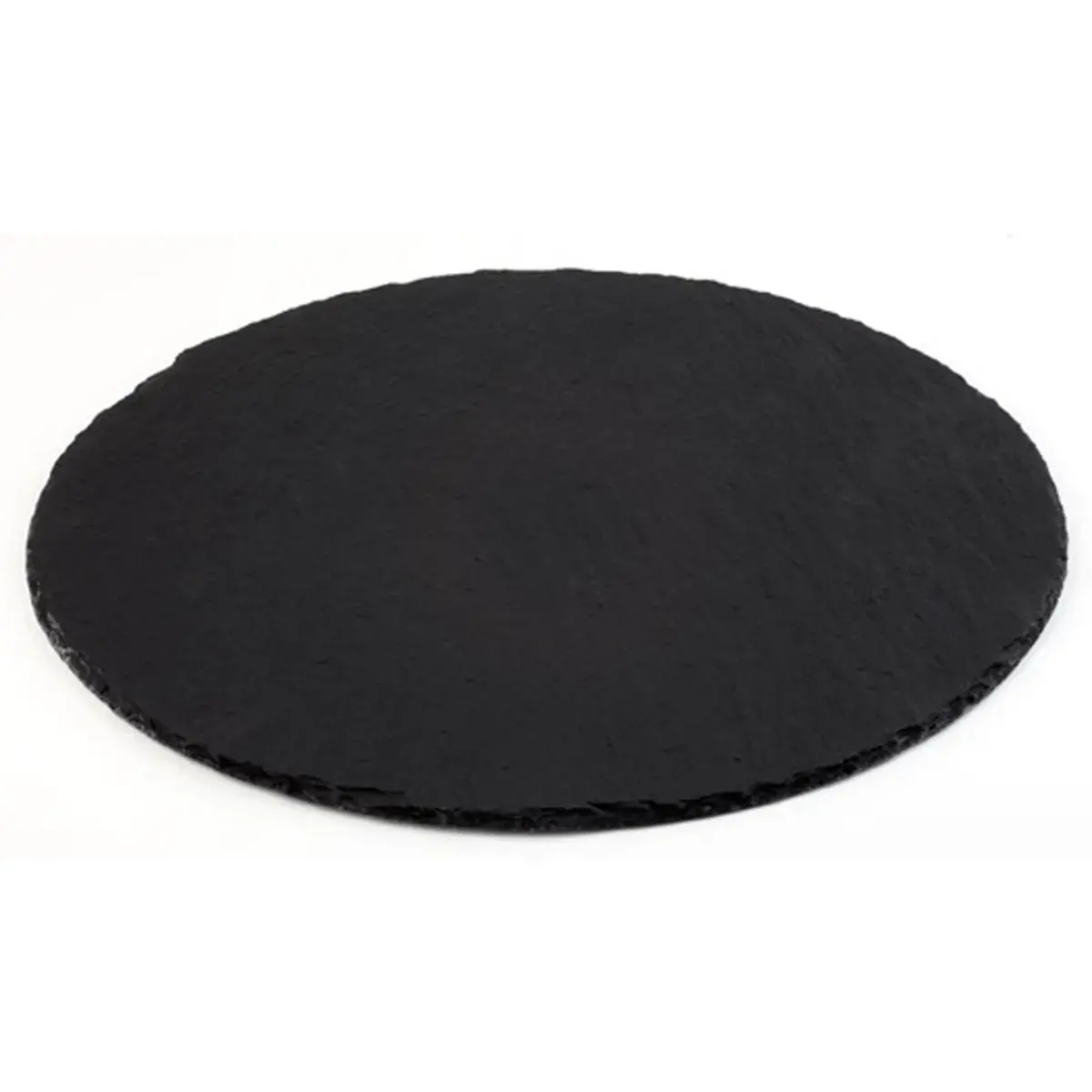 Schaal van natuurlijk leisteen, diameter 220 mm, antraciet - APS 