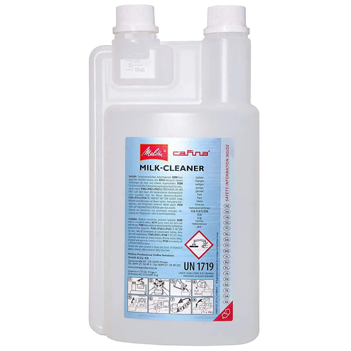 Melittamelkreiniger, 1 liter - Melitta Professional