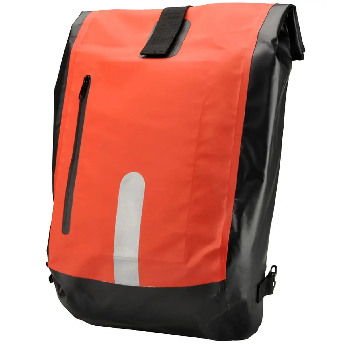 FISCHER Fietstas, waterdicht, rood / zwart