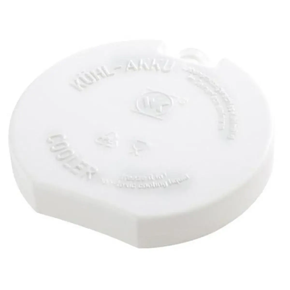 APS koelblok, diameter: 105 mm, wit 