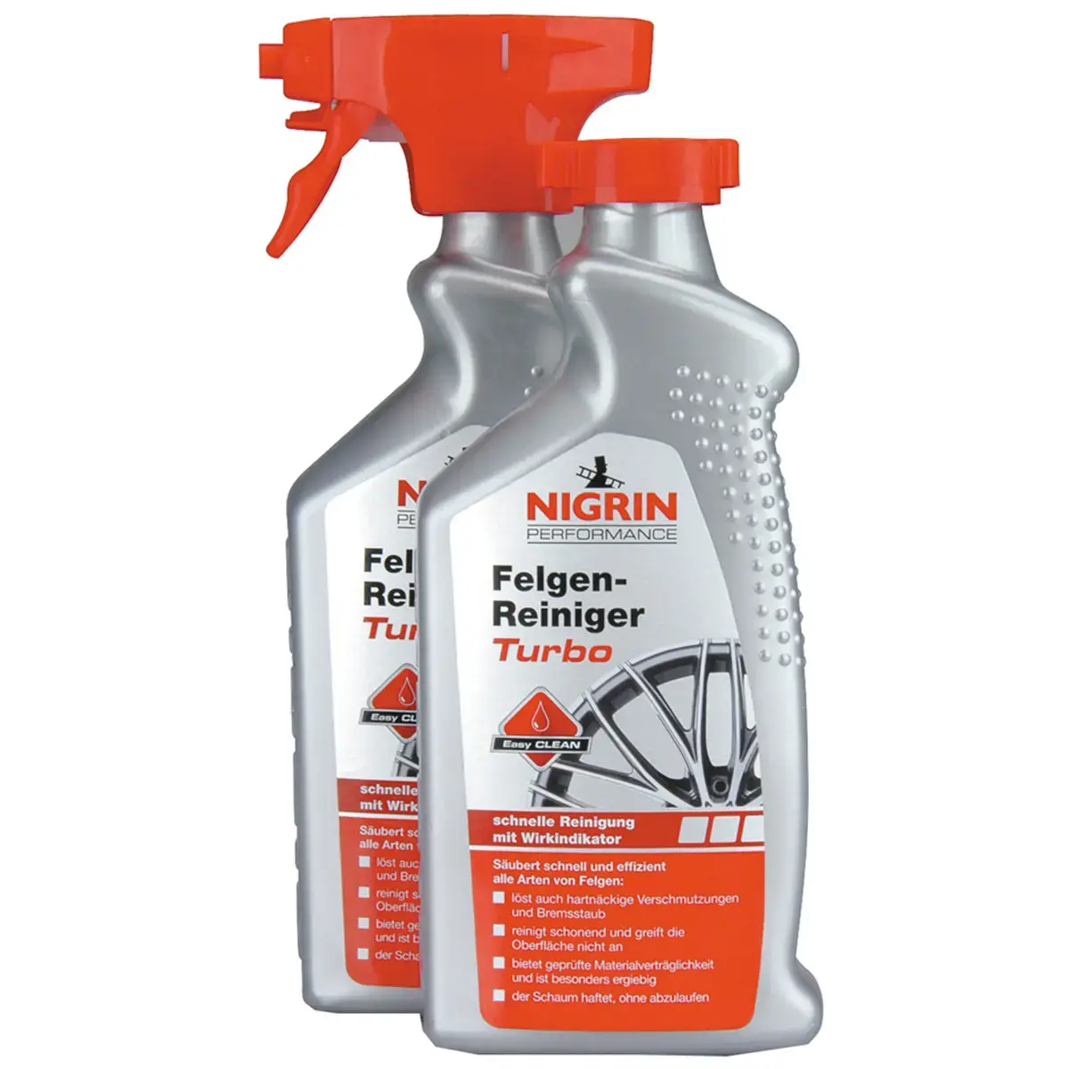 NIGRIN Turbo velgenreiniger, 500 ml dubbele verpakking