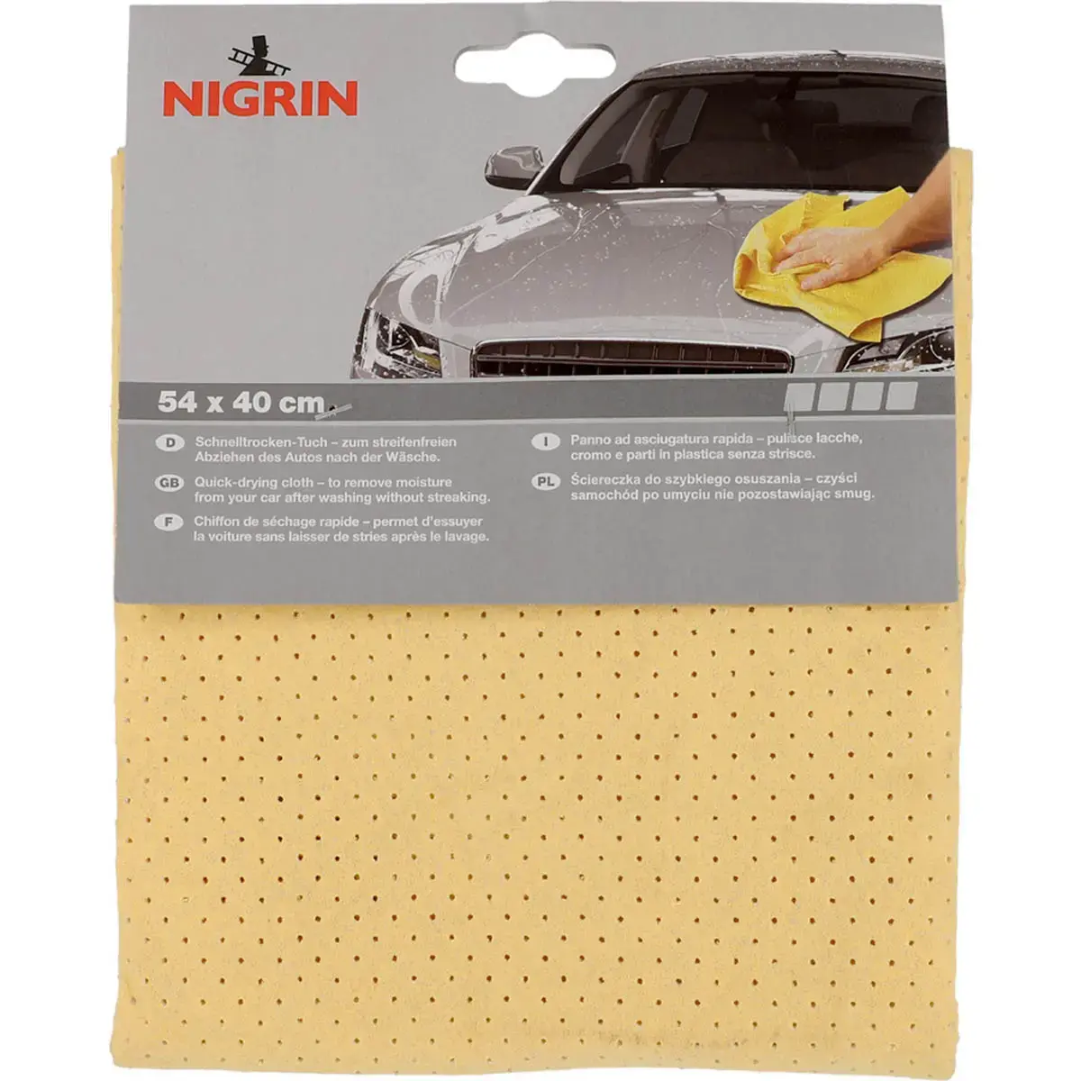 NIGRIN Sneldrogende doek, (L)540 x (H)400, beige
