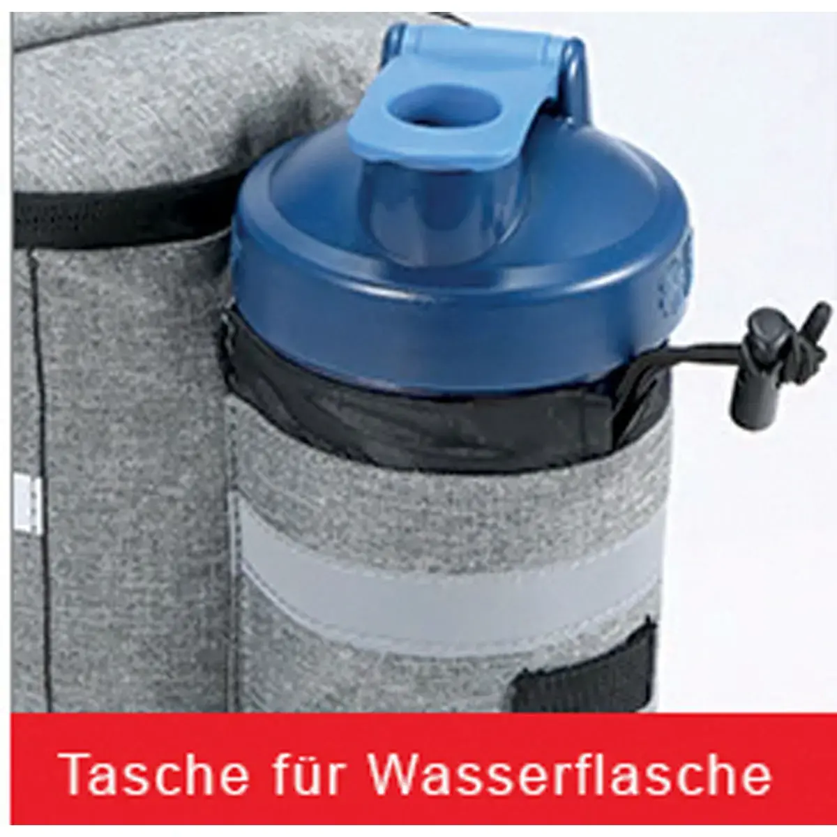 IWH Ge&iuml;soleerde tas voor fietsendrager, zwart 