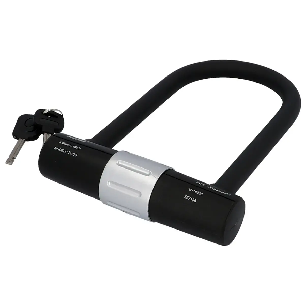 FISCHER U-slotbeveiliging met houder, lengte: 190 mm 